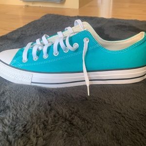 Bluish green Converse All Star sneakers